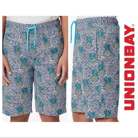 UNIONBAY Pineapple Shorts   - Picture 1 of 4